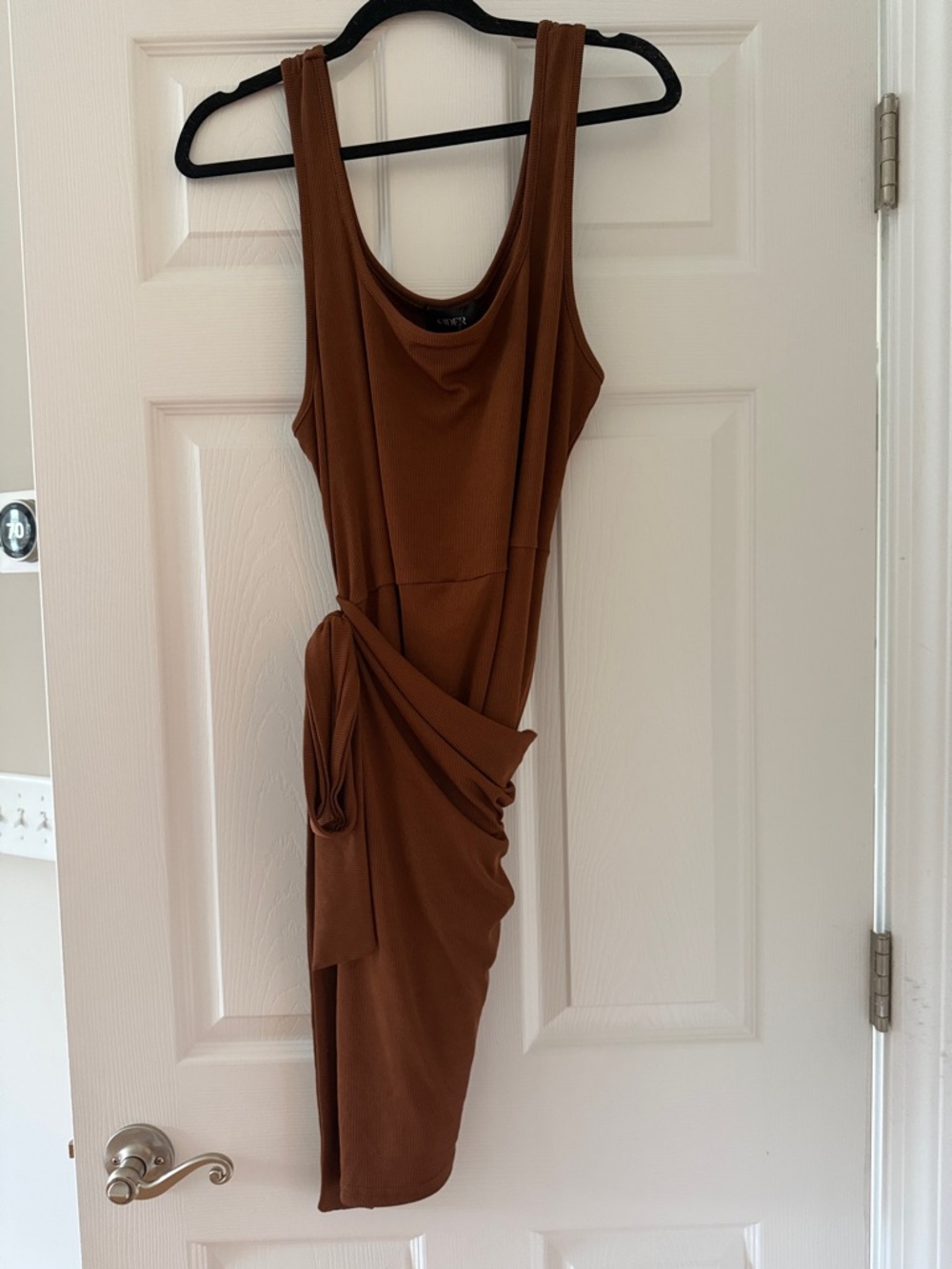 Cider Brown Wrap Midi Dress ** Bundle 5+ items and name your offer!!! 💖💞